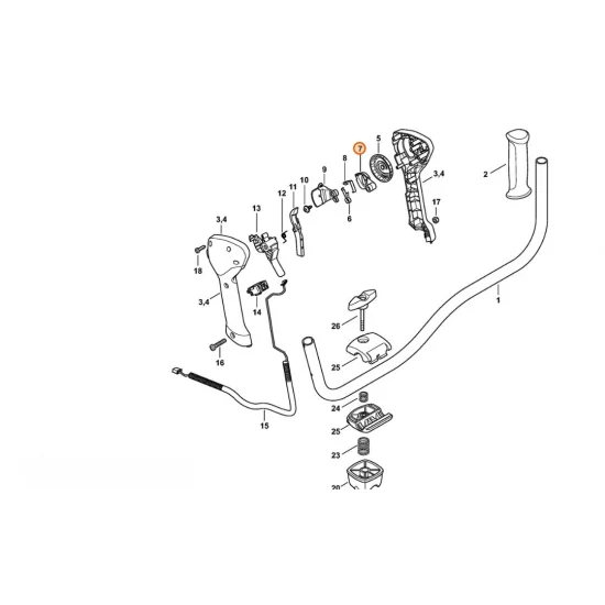 STIHL  Dźwignia 4149 182 2802